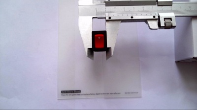 Выключатель клавишный RW-2601P 2 конт